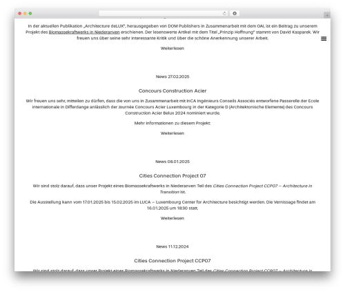Archigrid WordPress theme - bruck-weckerle.com