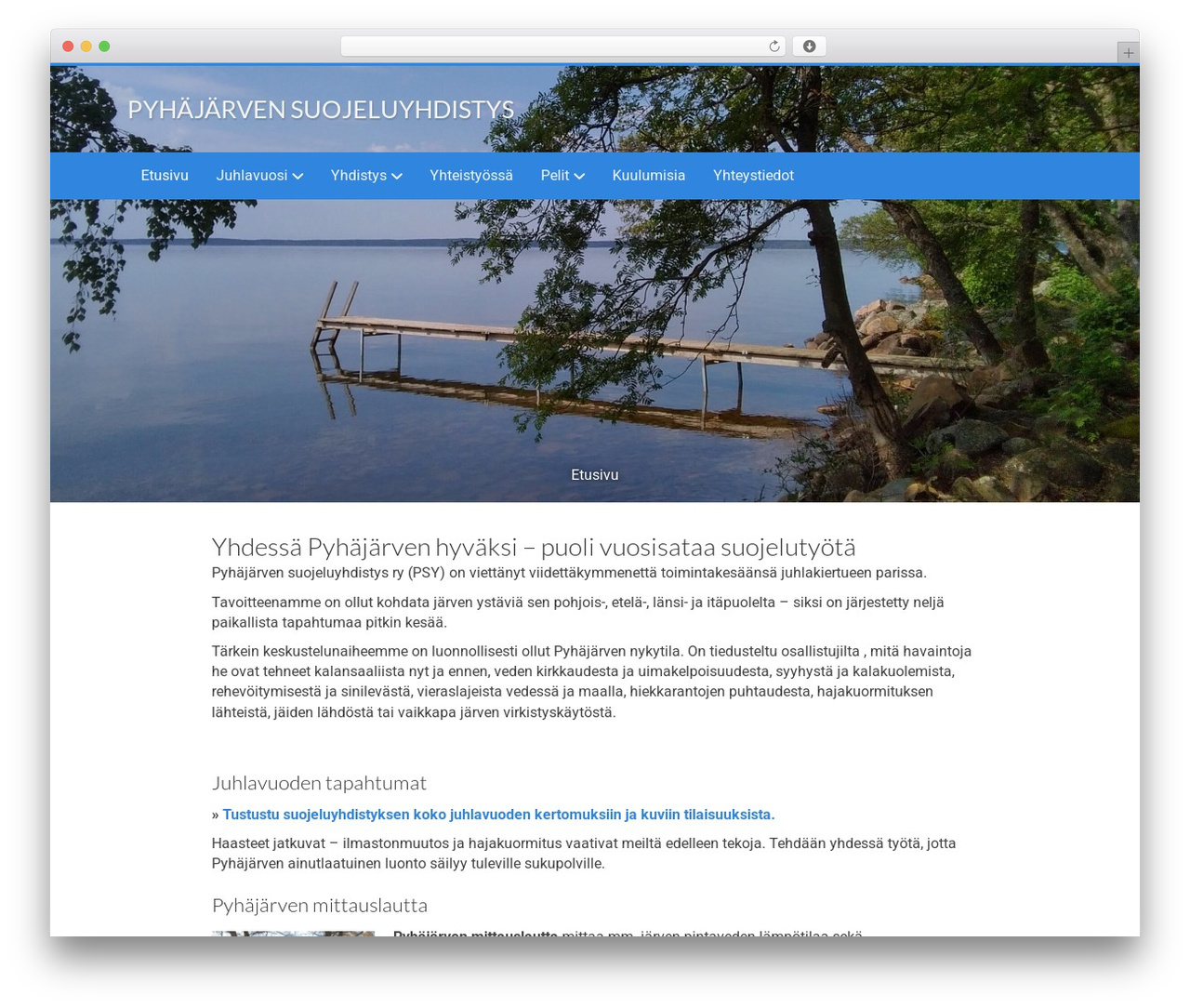 Beaver Builder Theme WordPress theme - pyhajarvensuojeluyhdistys.fi