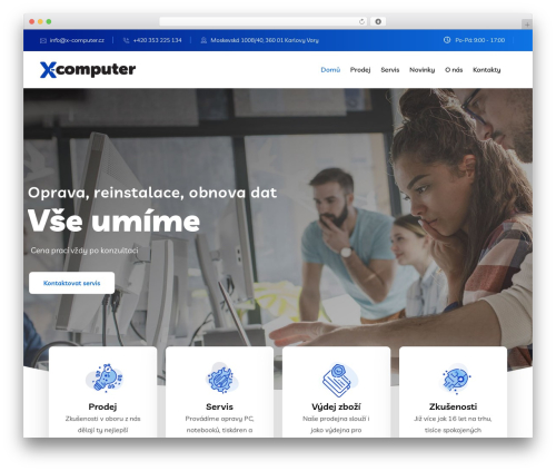 Braintech WordPress theme - x-computer.cz
