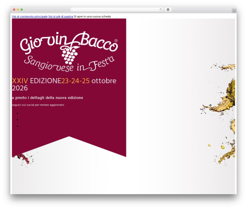 Bricks WordPress theme - giovinbacco.it