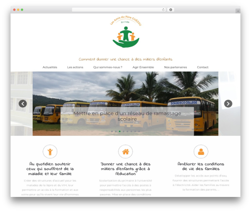 Donation Wordpress Theme WordPress theme - guezou.org