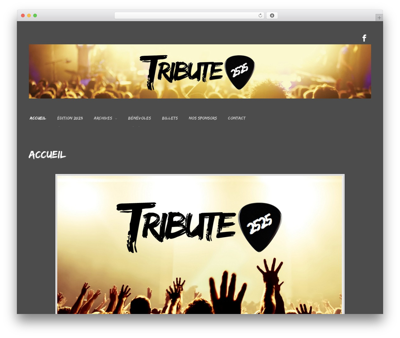 evolve Plus WP theme - tribute2525.ch