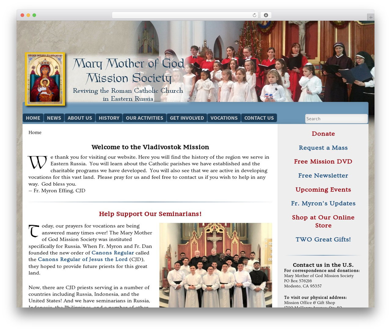 F2 theme WordPress - vladmission.org