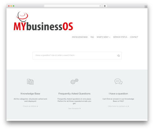 Flatbase business WordPress theme - support.mybusinessos.com