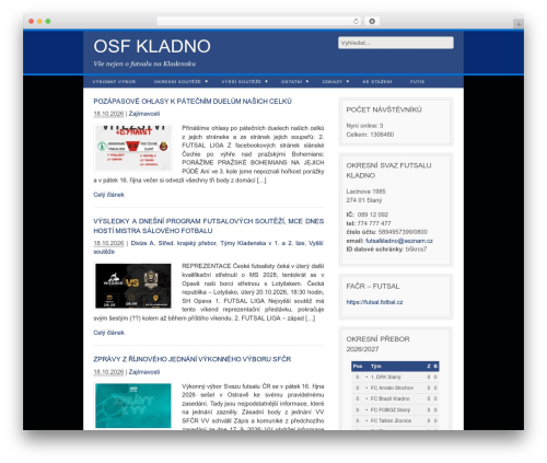 Live Wire WordPress theme - okfkladno.cz