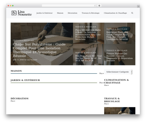 WordPress theme GeneratePress - linanounette.fr