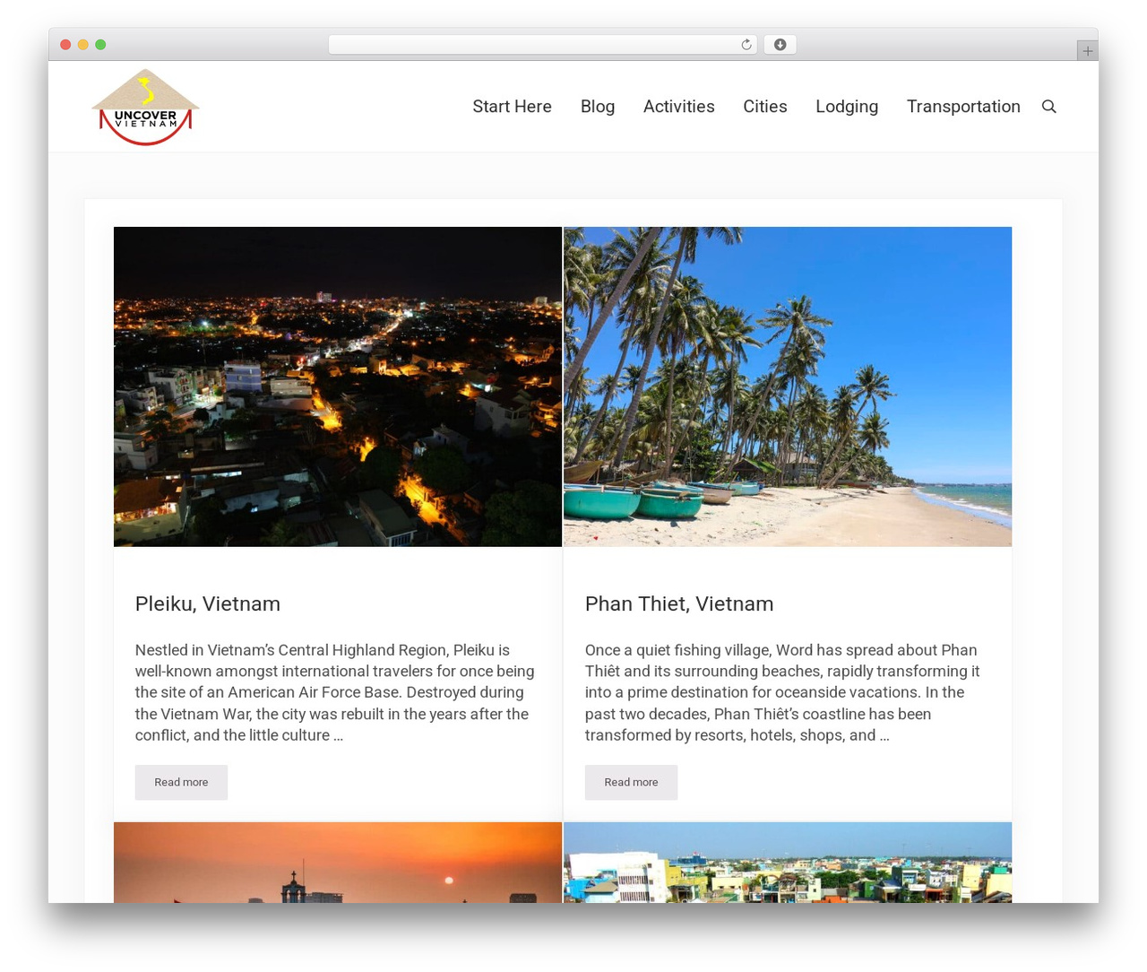 WordPress theme Genesis - uncovervietnam.com