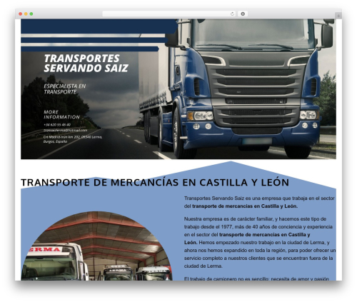 WordPress theme Template (Elementor) - transporteservandosaiz.com