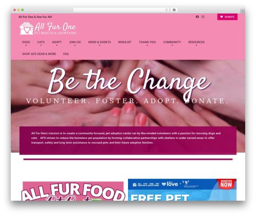 WP theme Buzz To The Rescues - allfurone.org