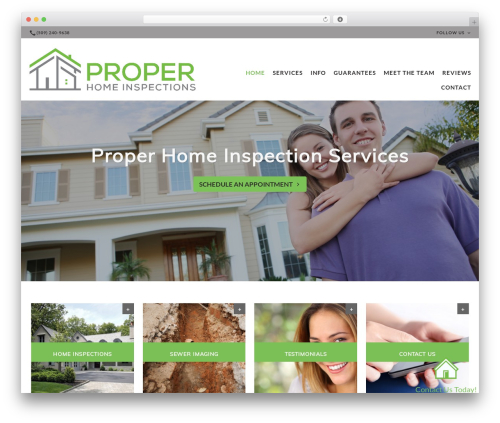 Beacon Theme theme WordPress - properhomeinspections.com