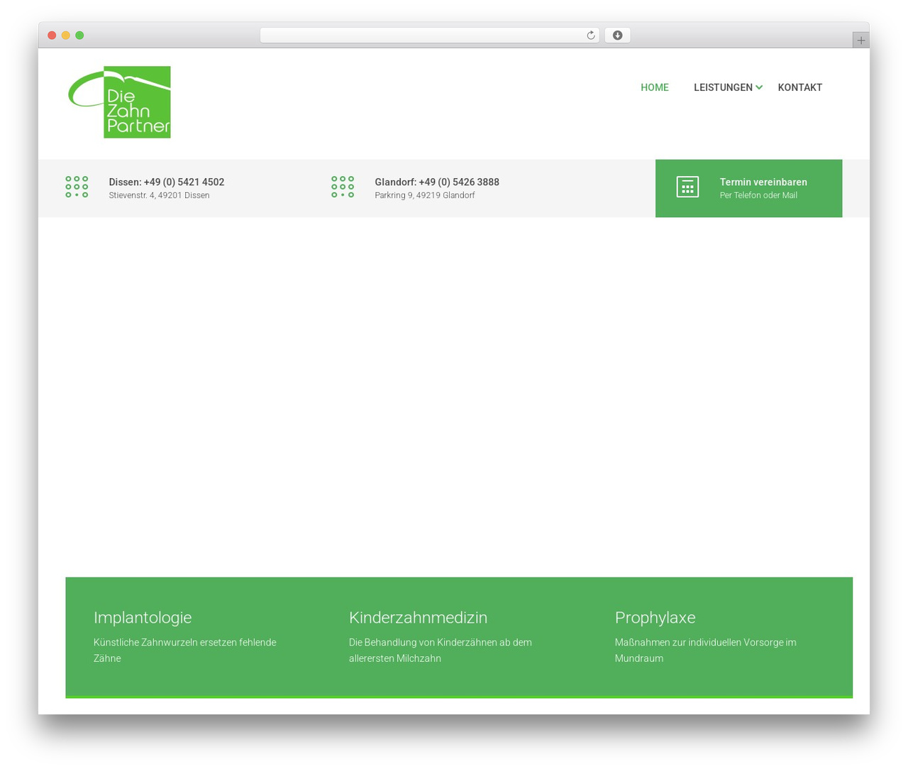 Dent-All WordPress theme - diezahnpartner.de Dent-All WordPress theme - diezahnpartner.de