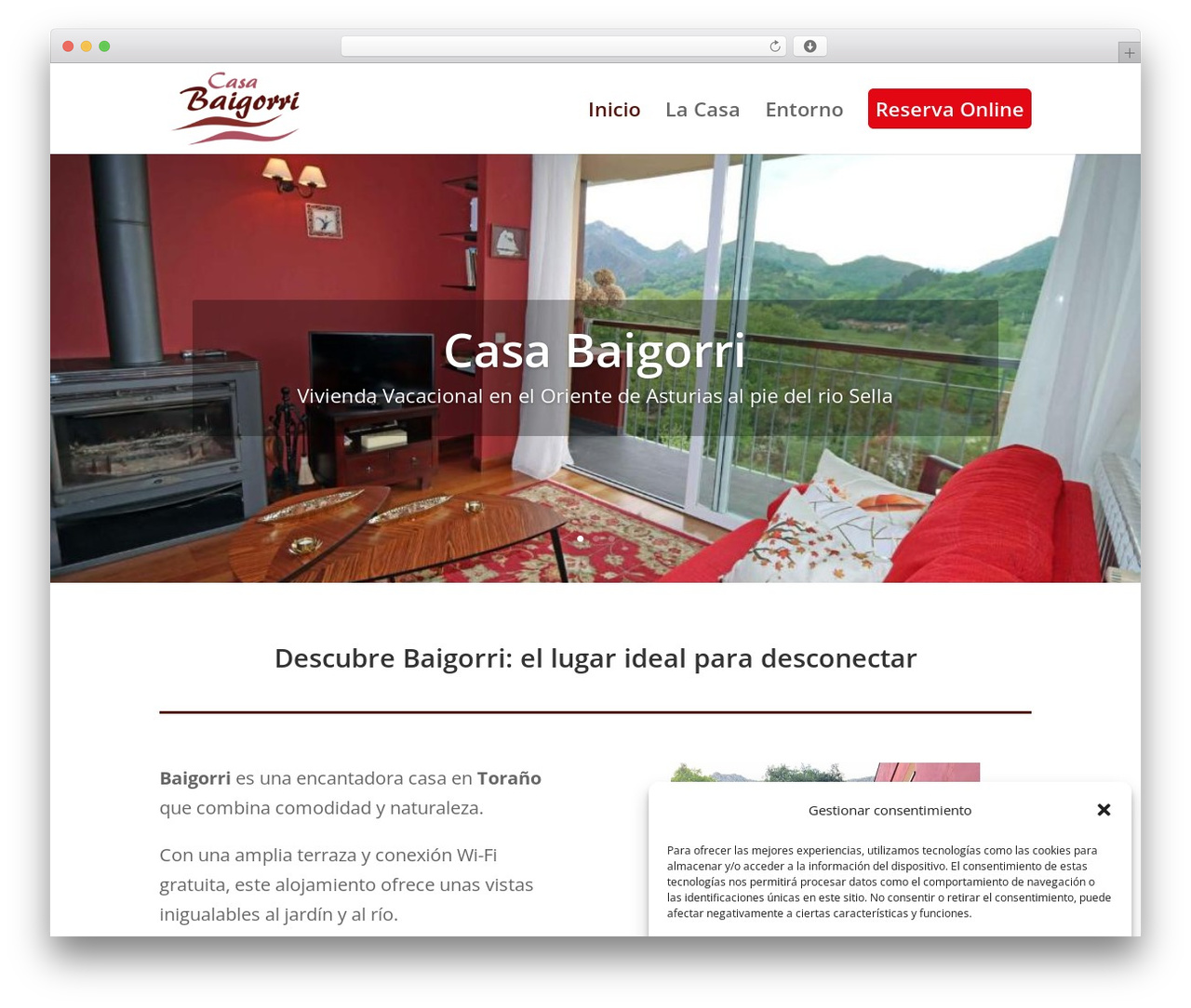 Divi WordPress theme - casabaigorri.com