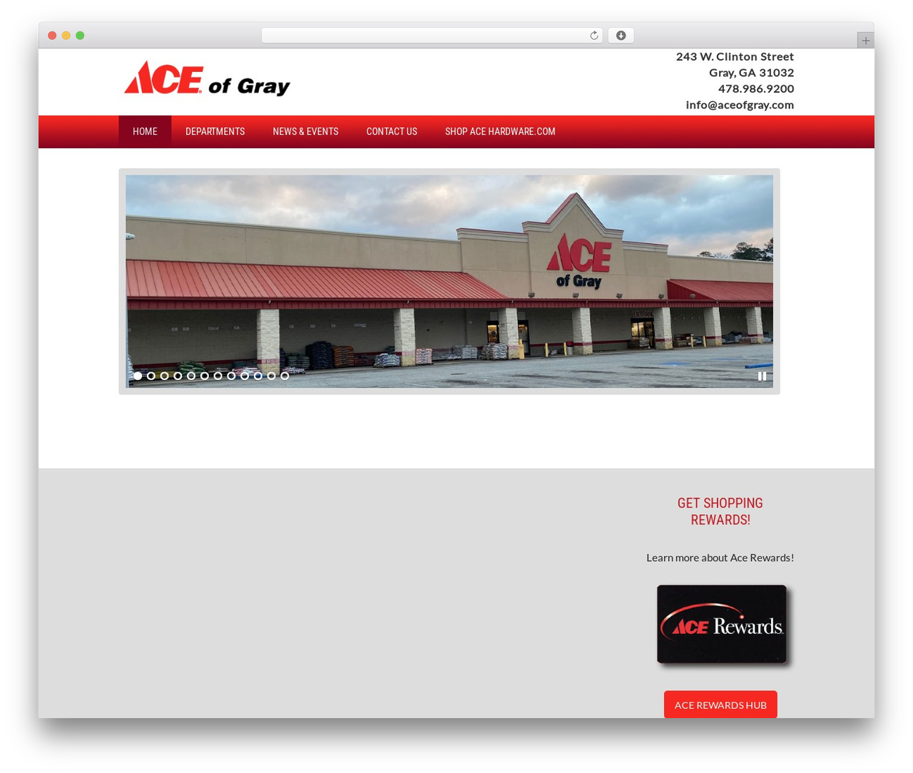 Outreach Child Theme WordPress theme - aceofgray.com