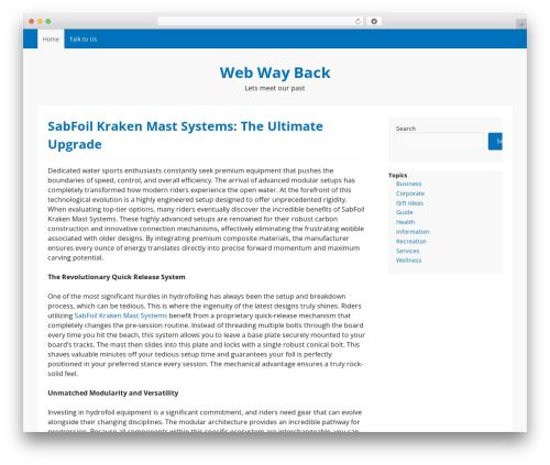 GovPress theme WordPress - webwayback.com
