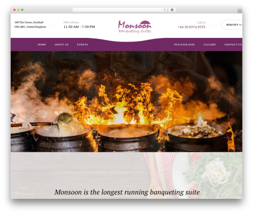 Opalservice WordPress plugin - monsoonbanqueting.com