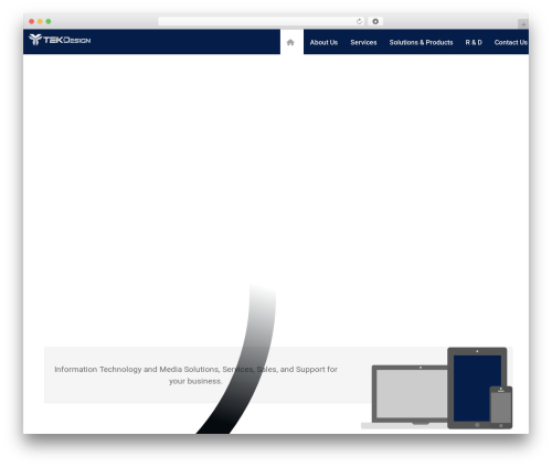 Hydrogen WordPress theme - tekdesign.net