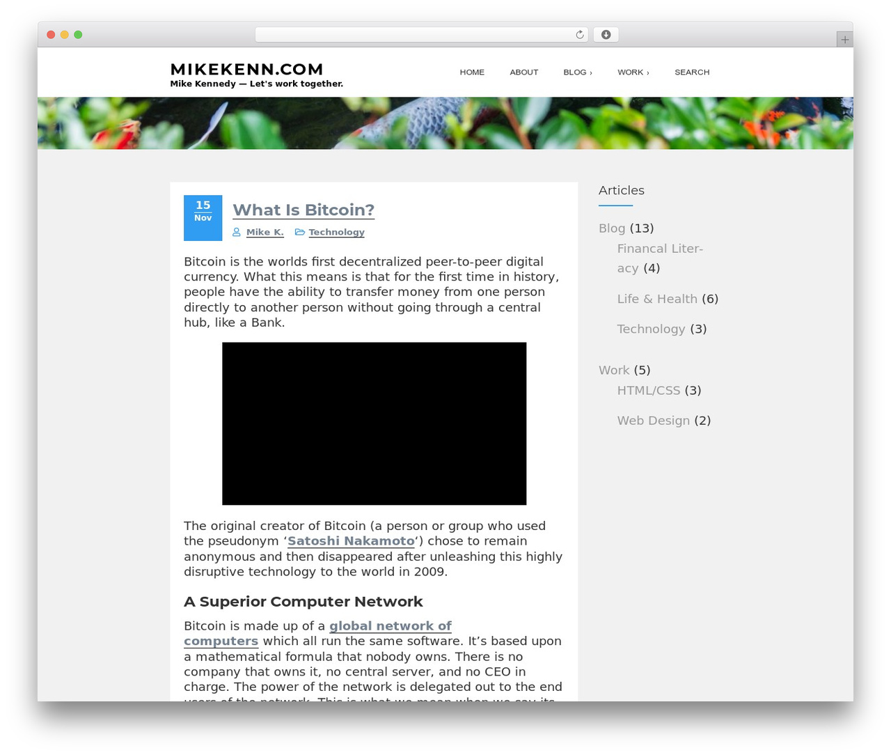 iCare theme WordPress - mikekenn.com