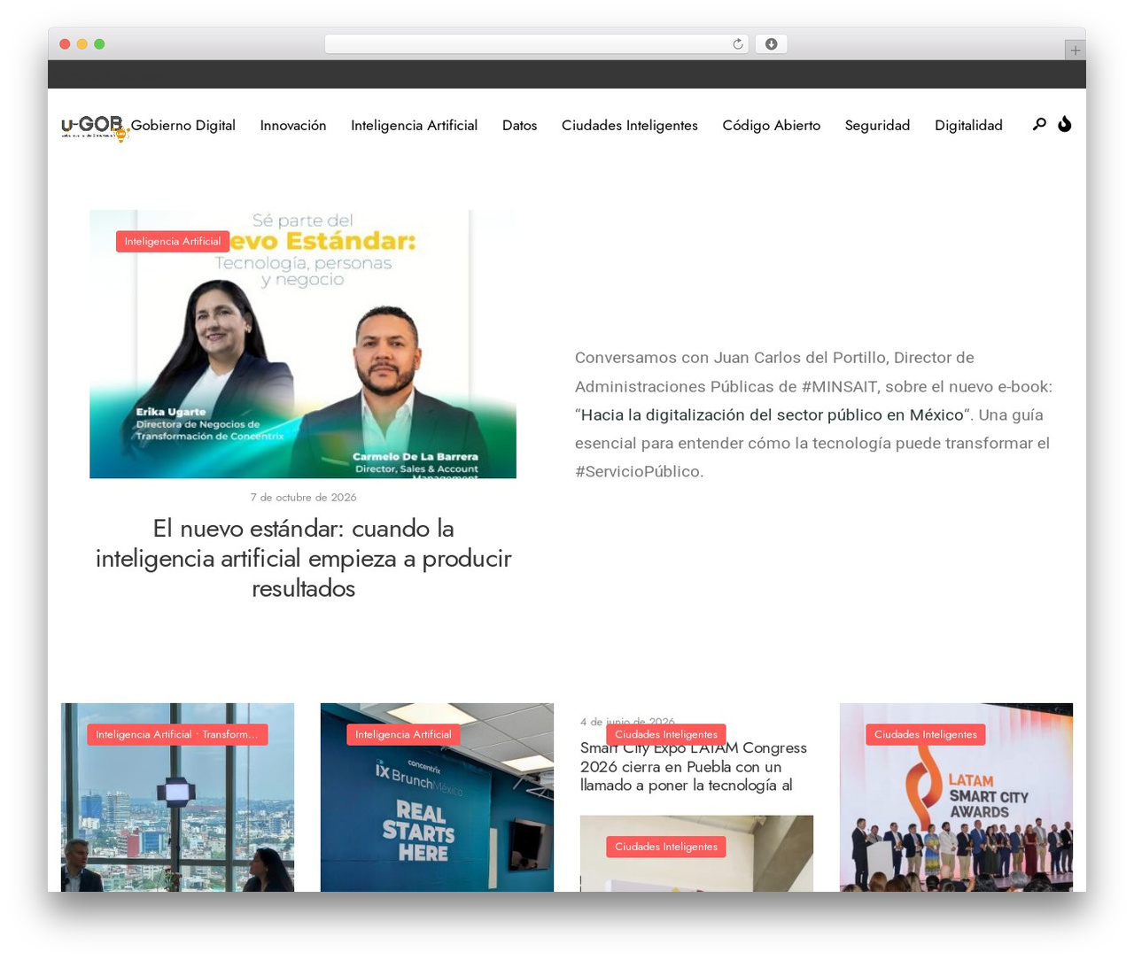 Newsource top WordPress theme - u-gob.com