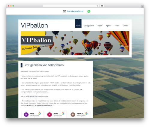 Speed Contact Bar (speed-contact-bar) free WordPress plugin - vipballon.nl