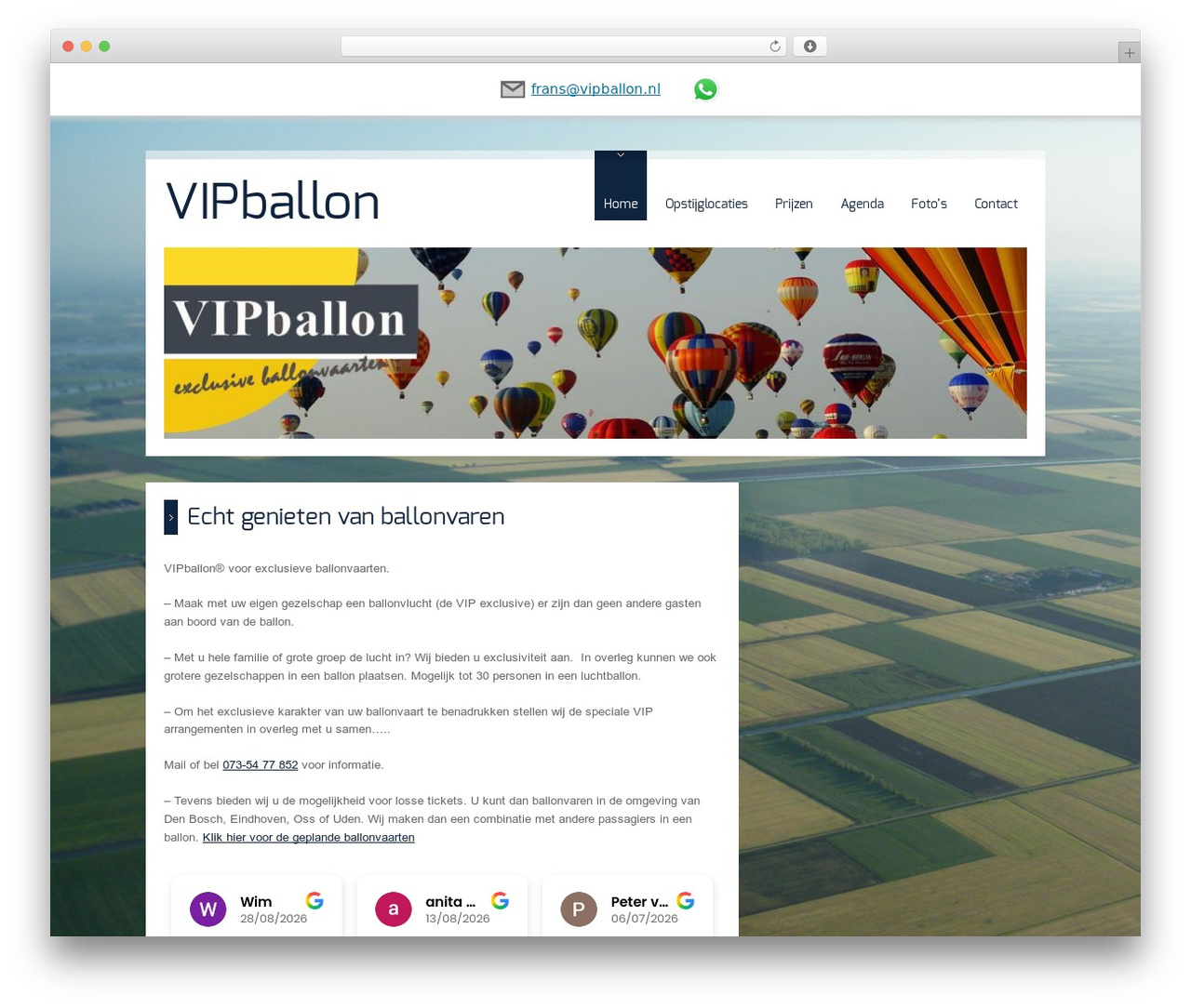 RT-Theme 17 WordPress theme - vipballon.nl