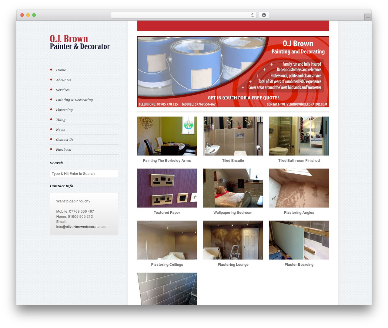 Scrollcase WP theme - oliverbrowndecorator.com Scrollcase WP theme - oliverbrowndecorator.com
