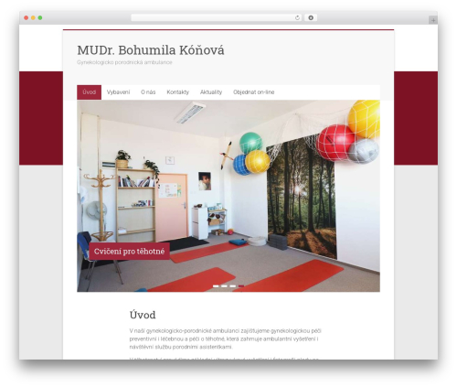 Surgery WordPress theme - ordinaceprozeny.cz