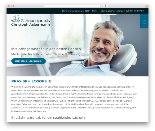 Rh block opening hours WordPress plugin - zahnarzt-ackermann.net