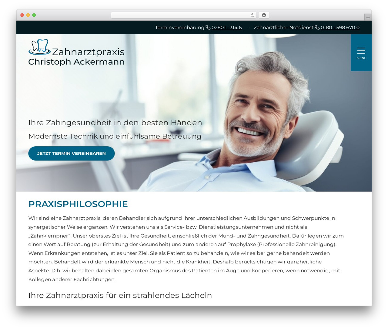 Theme WordPress 60 - zahnarzt-ackermann.net Theme WordPress 60 - zahnarzt-ackermann.net