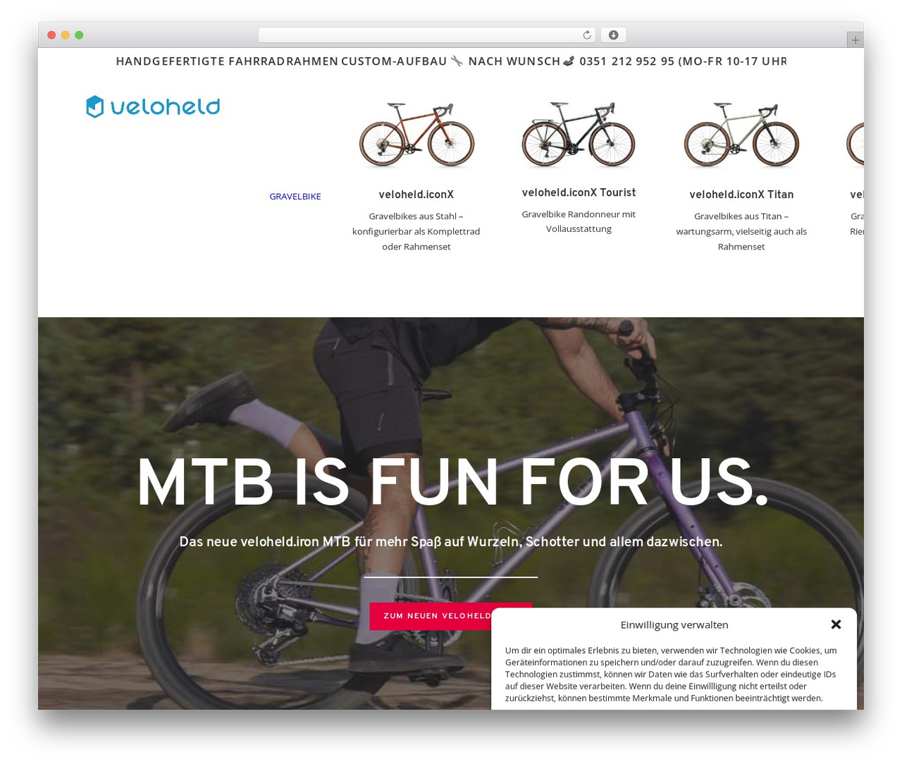 Uncode theme WordPress - veloheld.de Uncode theme WordPress - veloheld.de