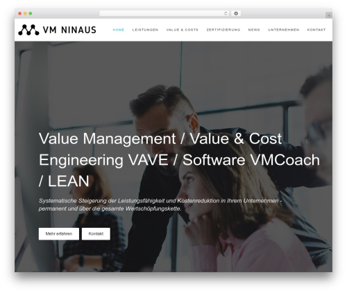 Fresh framework WordPress plugin - valuemanager.at