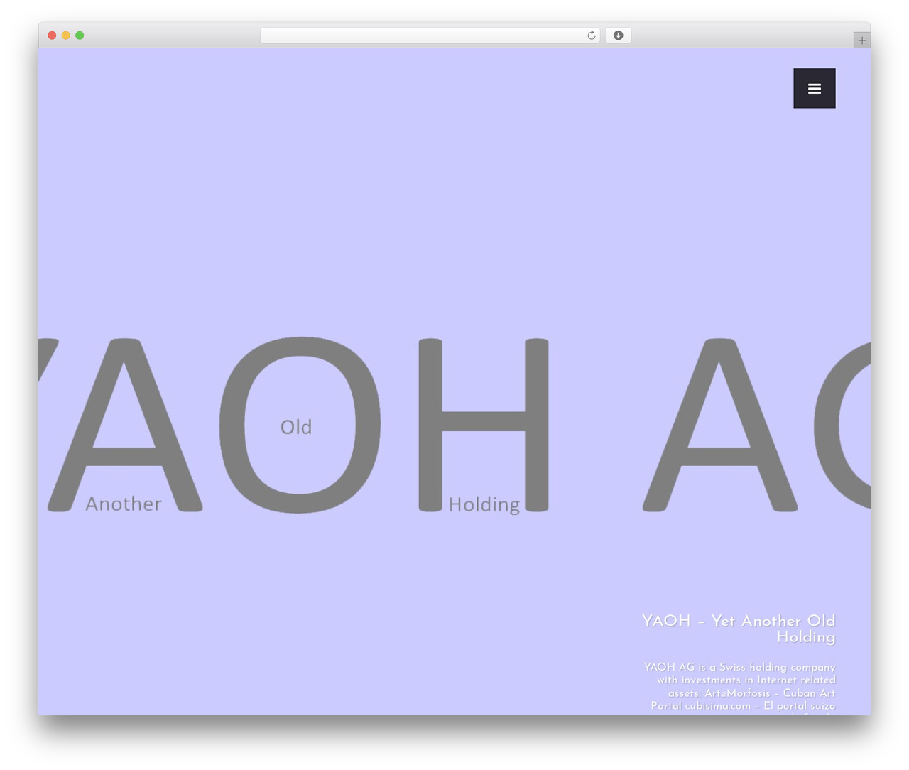 Artwork theme WordPress - yaoh.ch