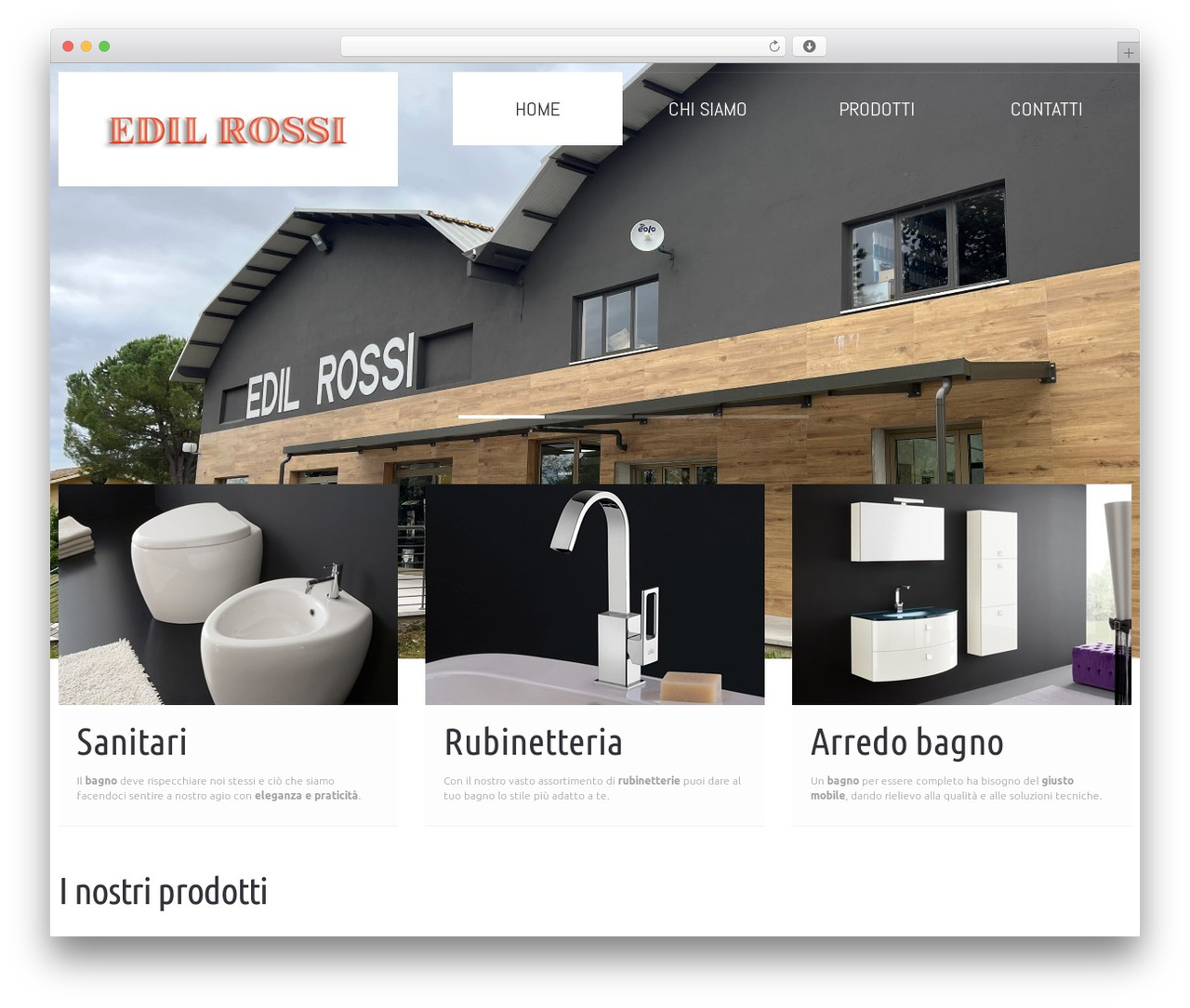 cherry WordPress theme - edilrossi.com