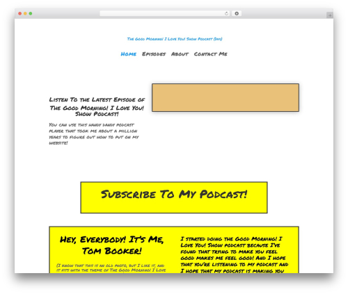 Podcast Player – Your Podcasting Companion (podcast-player) free WordPress plugin - thegoodmorningiloveyoushow.com Podcast Player – Your Podcasting Companion (podcast-player) free WordPress plugin - thegoodmorningiloveyoushow.com