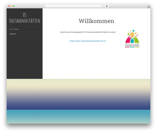 Flat free WordPress theme - vs-hmst.at