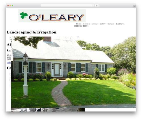 Oleary Theme WordPress theme - olearylandscaping.com