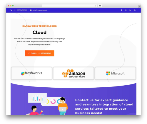 Optimax WordPress website theme - xaasworks.in Optimax WordPress website theme - xaasworks.in