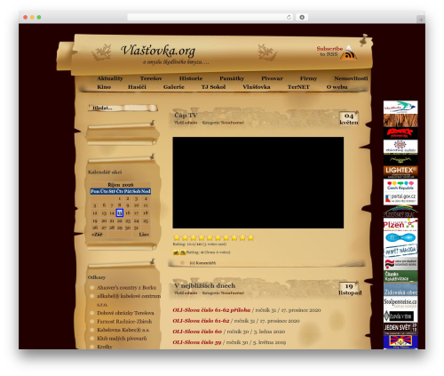 Events calendar WordPress plugin - vlastovka.org