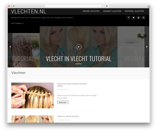 Theme WordPress truemag - vlechten.nl