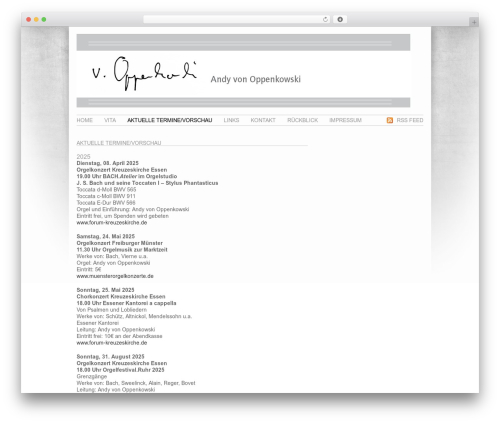Theme WordPress UltraLight - v-oppenkowski.de