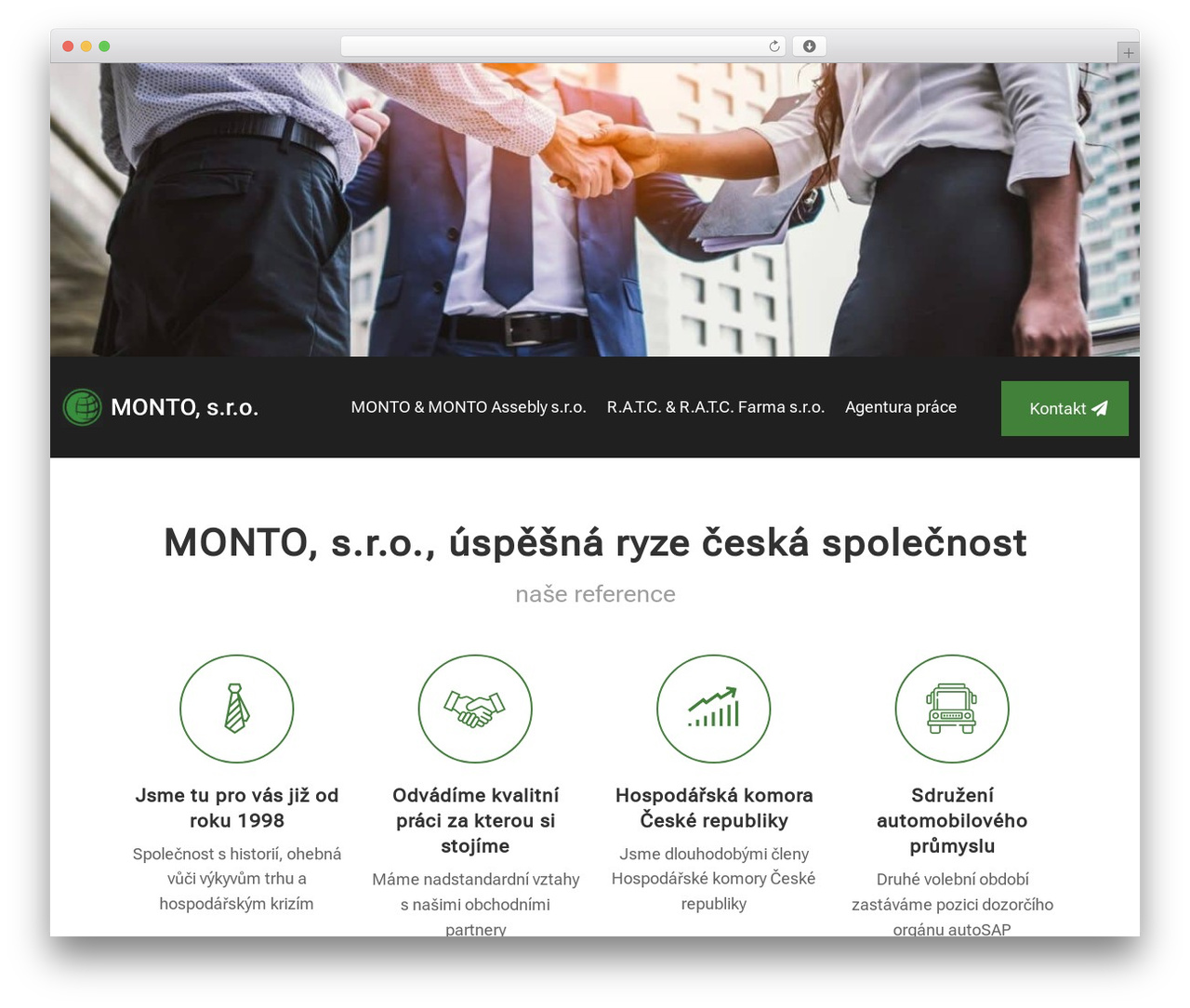 WordPress theme Divi - monto.cz