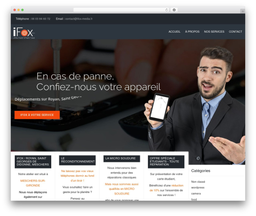 WordPress theme Fixar - ifox-media.fr