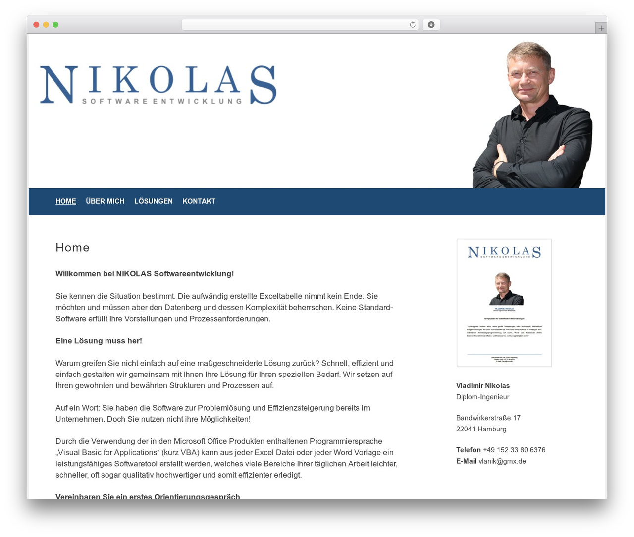 WordPress theme vlanik - vlanik.de