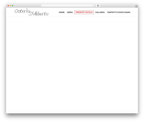 Wyde core WordPress plugin - osteriadalberto.com