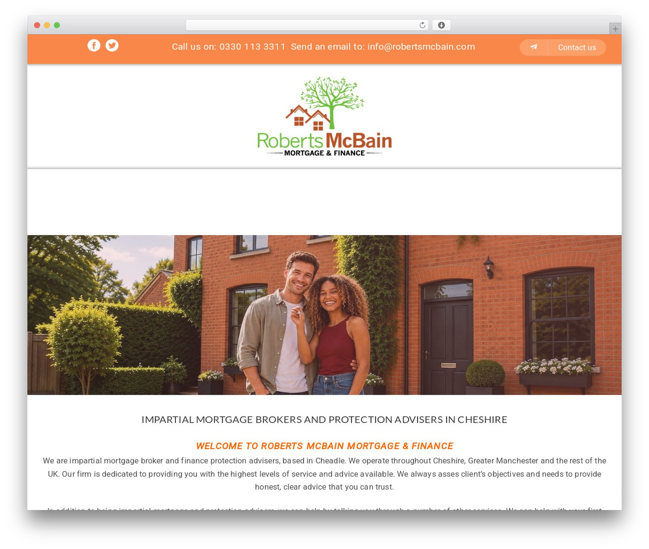 WP theme FirstFound (VC) - robertsmcbain.com