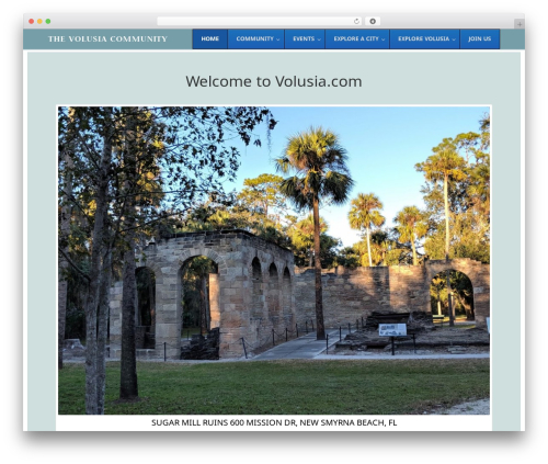 X WordPress theme - volusia.com