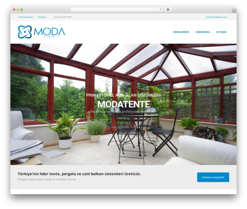 Best WordPress theme Porto - modatente.com