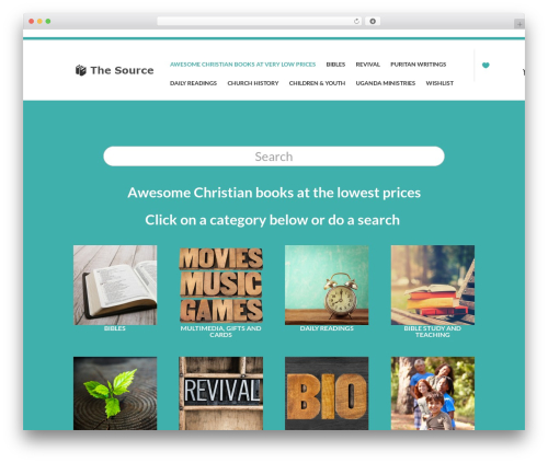 Divi WordPress theme - thesourcebooks.co.uk