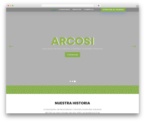Divi WordPress theme - arcosirecicla.com