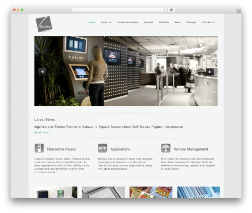 EXPRESS WordPress website theme - timbec.com/en