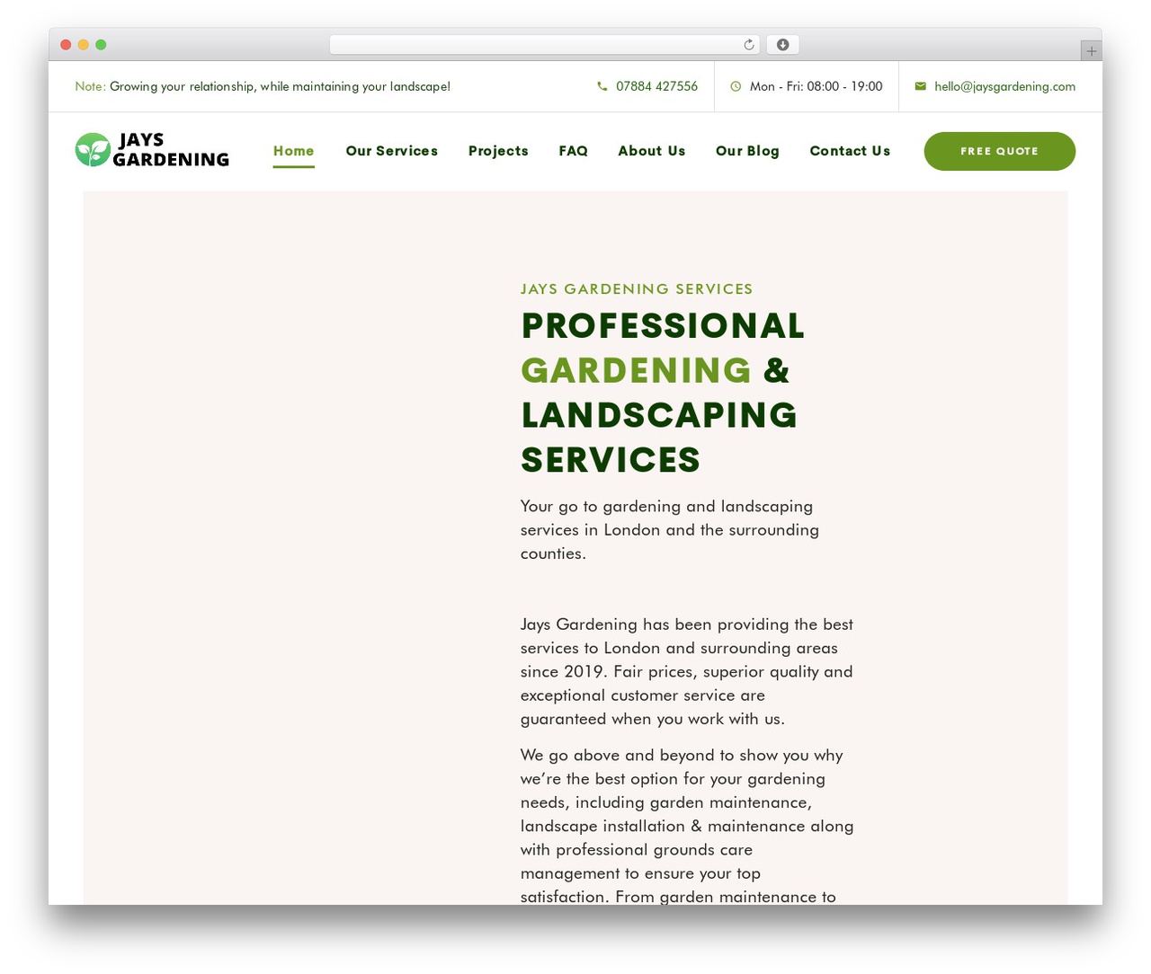Landmaster WordPress theme - jaysgardening.com Landmaster WordPress theme - jaysgardening.com